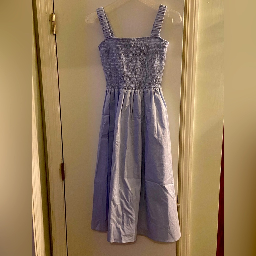 Rose Room Light Blue Smocked Dress